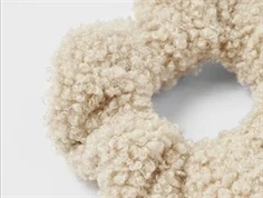 Name It oxford tan teddy scrunchie hårelastik (2-pak) 